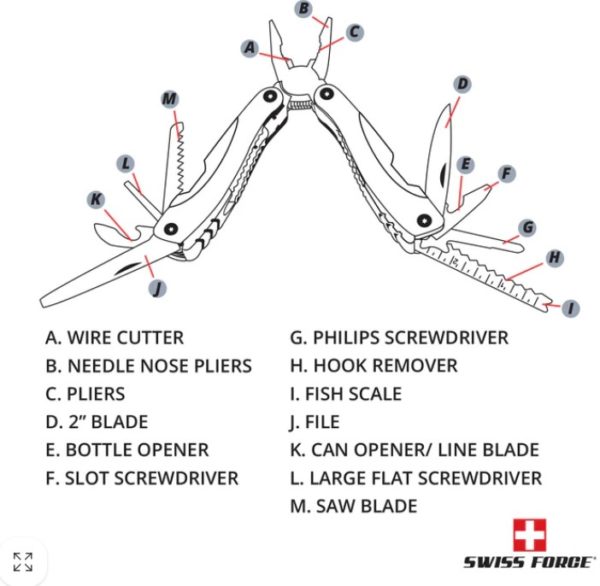 Outil multifonction Mastercraft Swiss Force – Image 6